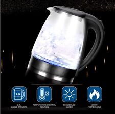 BOLLITORE in vetro 1,8L Sterilizza Acqua 1500 W - Ideale per Infusi, Tè e Caffè