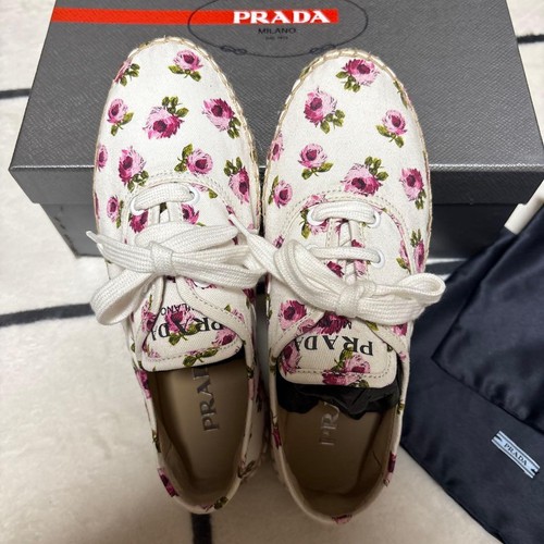 Prada sneakers tela floreale - prada,
