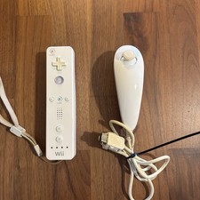 Wii Mote - Controller - Nintendo Wii + Nunchako incluso - Bianco - Originale