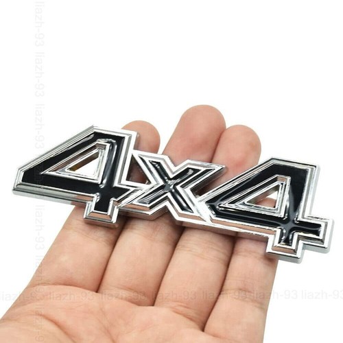 Adesivo metallo logo 4x4