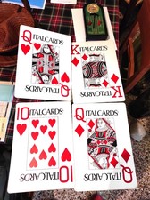 lotto 4 pz CARTA POKER GIGANTE