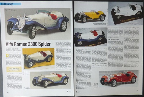 Alfa romeo 2300 spider 18 - romeo, 1-18
