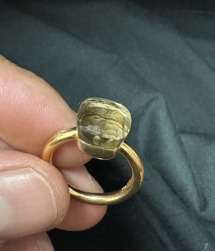 Anello ring pomellato - anello,