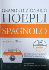 Grande dizionario di Spagnolo Laura TAM Hoepli 3° edizione + cd cellophane mp4