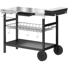 Outsunny Carrello Barbecue con