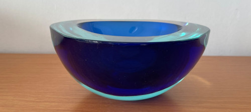 Vaso murano vetro sommerso - vaso,