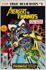 True Believers Avengers vs Thanos Marvel Comics 2018 VF