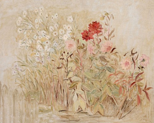 Dipinto giardino fiorito