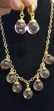 Set orecchini 18" collana