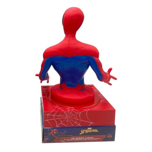 Lampada marvel spiderman - marvel, 3d