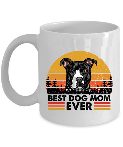 Tazza caffè best dog mom - caffè,