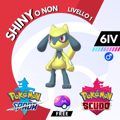 Riolu shiny non iv - shiny, o
