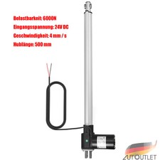 Motore lineare 6000N 500 mm DC