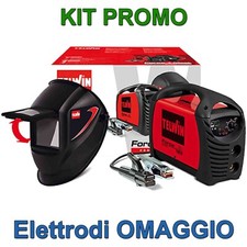 Saldatrice Inverter Elettrodo TELWIN FORCE 165 Kit Maschera Cavi Pinze Accessori