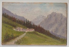 QUADRO VECCHIO DIPINTO AD OLIO