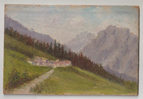 Quadro vecchio dipinto olio - vecchio,