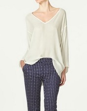 ZARA 100% Silk Over sized