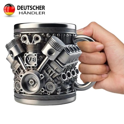 Tazza caffè motore - caffè, v8