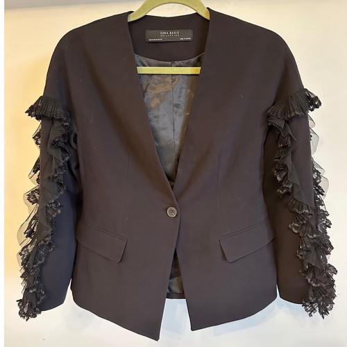 Blazer zara basic nero - blazer,