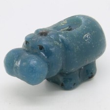 Gadget Lines Ippo Pippo Studio Testa Ippopotamo Blu Cera Candela 6cm