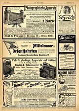 Telecamere linea tedesca Levante cigno matita Norimberga escursionista bicicletta 1903