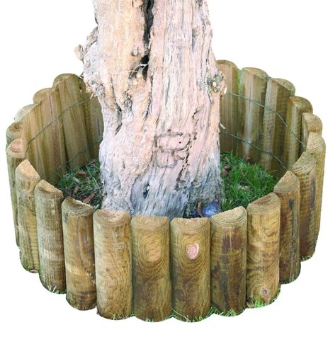 Staccionata bordura legno - staccionata,