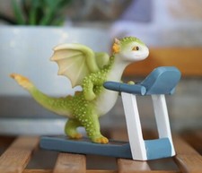Drago con Tapis Roulant Statua