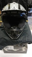 CASCO CROSS VEMAR VRX3 COL. NERO/ARGENTO IN FIBRA TG XS