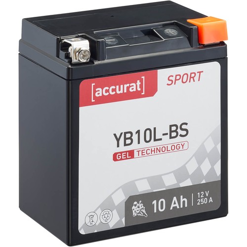 Batteria moto yb10l gel - yb10l-b, 12v