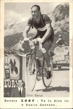 cartolina ciclismo Bevete Lory