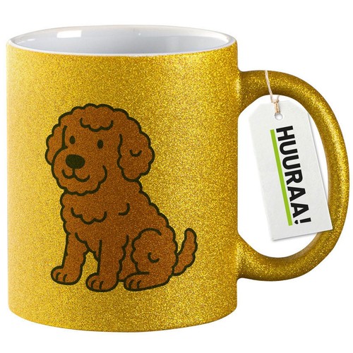 Tazza glitter lagotto - tazza,