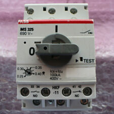 ABB MS 325 INTERRUTORE Salvamotore e relè termico 0,25   0,40 ON OFF DIN 100kA