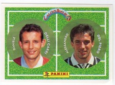 figurina CALCIO BIGLIE 97 PANINI NEW numero 35 DELLI CARRI - DEL PIERO