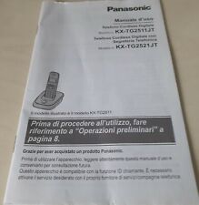 Manuale d'uso Telefono Cordless Digitale Panasonic