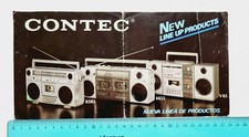 ADESIVO CONTEC 8383 8322 V83 STICKER AUTOCOLLANT VINTAGE 80s ORIGINAL