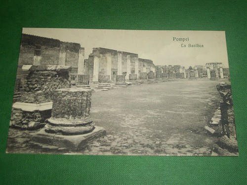 Cartolina pompei la basilica - -,