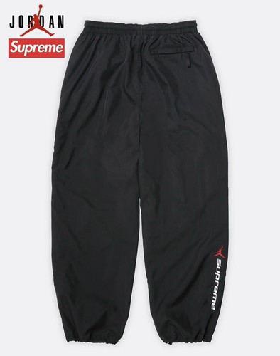 Supreme jordan track pant - pant, nero