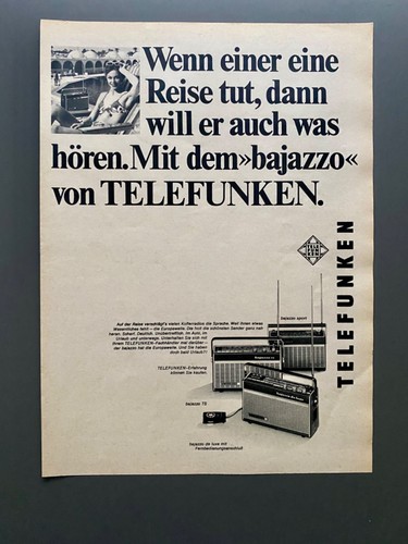 Radio valigia telefunken - a,