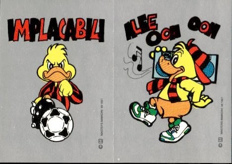 Figurina milan squadra - squadra, mia