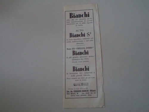 Advertising pubblicità 1930 - advertising,