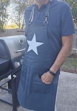 APRON BLUE LONE STAR cucina