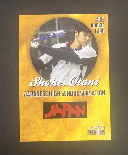 2012 rookie shohei ohtani - 2012,