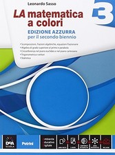 matematica a colori azzurra 3 +eb matematica ginn.,licei sasso 8849420145