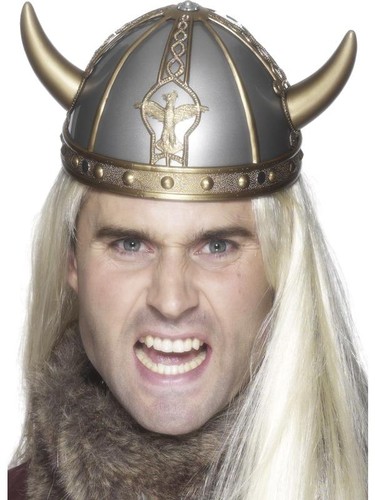 Elmo vikingo plastica - elmo,