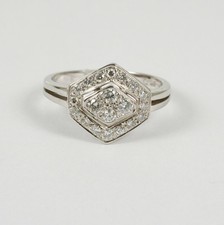 Anello In Oro Bianco 585 14