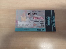 BIGLIETTO CALCIO FOOTBALL TICKET - ROMA JUVENTUS 1996-97