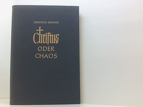 Christus oder chaos kemner - christus,