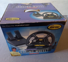 PS1 Mad Catz Racing Wheel Dual Force volante PlayStation 1