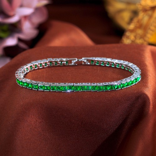 Bracciale tennis 4mm quadrato - tennis,