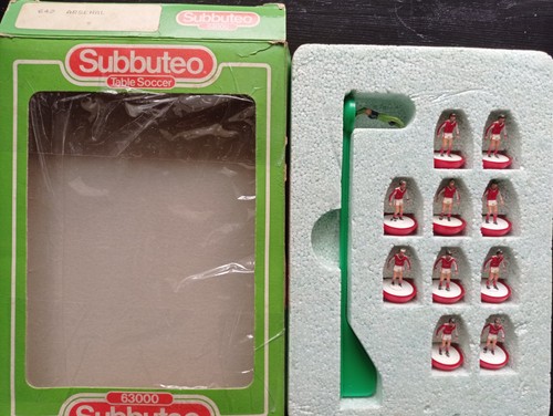 Subbuteo 63000 arsenal ref - subbuteo,